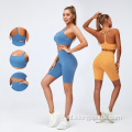 Ademvolle vrouwen comfortabele yoga sport 2 -delige set